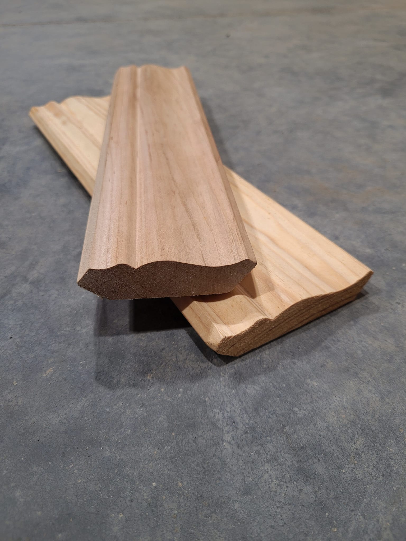 Custom milled hardwood